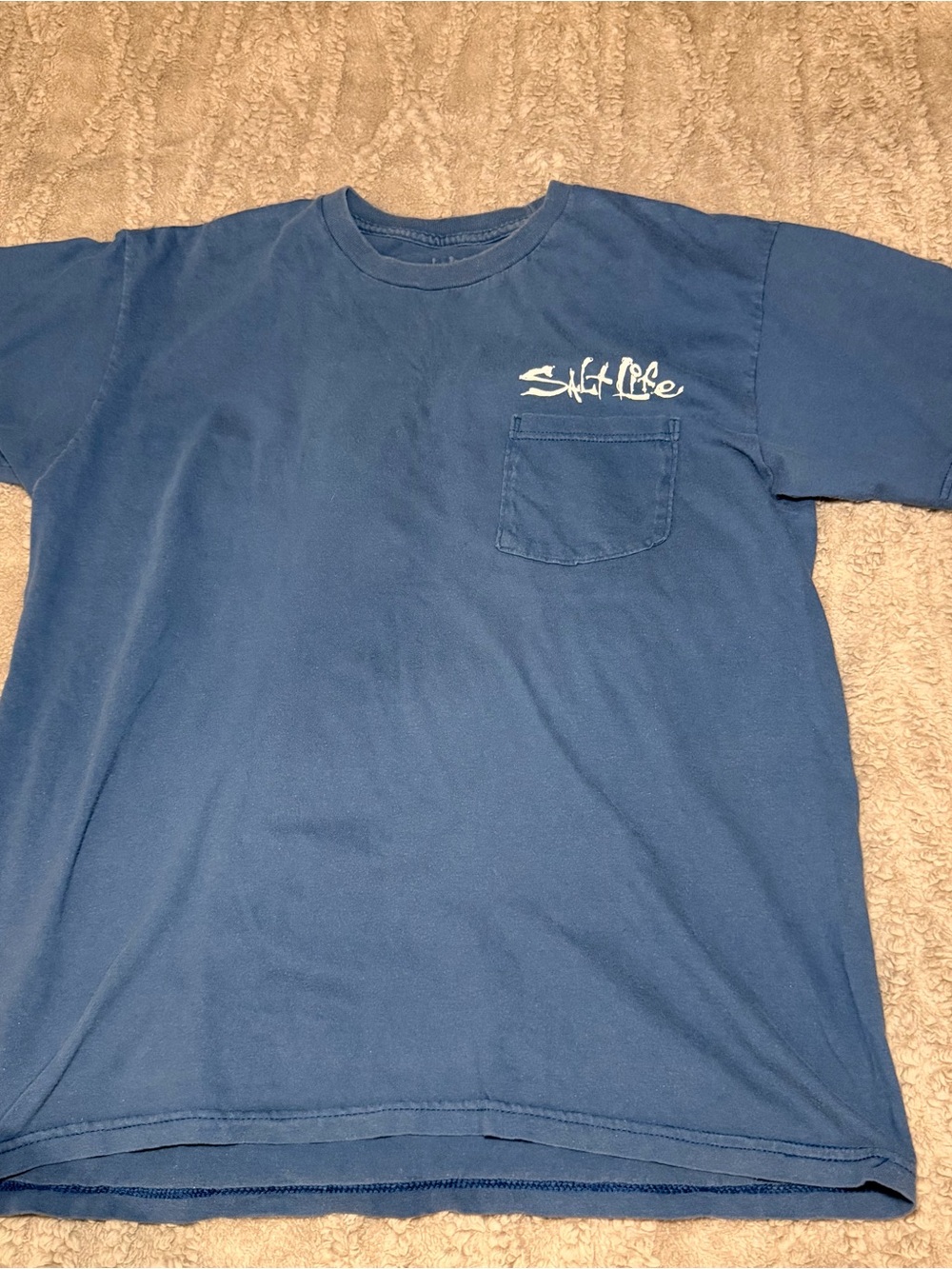 Salt Life Men’s Blue Pocket T-Shirt size: M